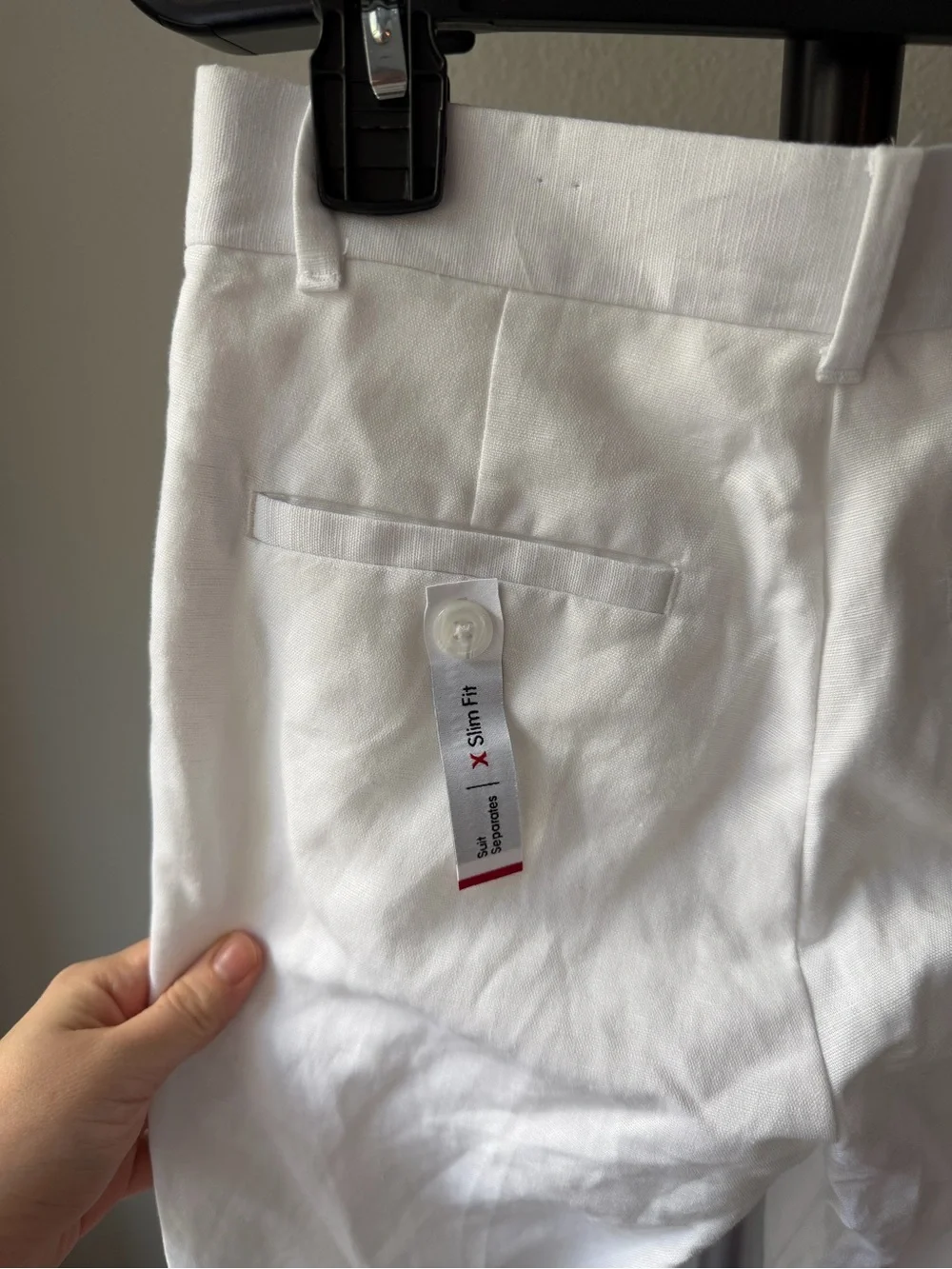 Calvin Klein Boys’ Textured Linen Suit Jacket and Pants White in Size 8